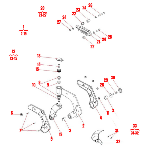 Suspension Rear Left